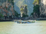 Golf von Phang Nag Seakayak  die James Bond Insel Ko Tapu (TH).